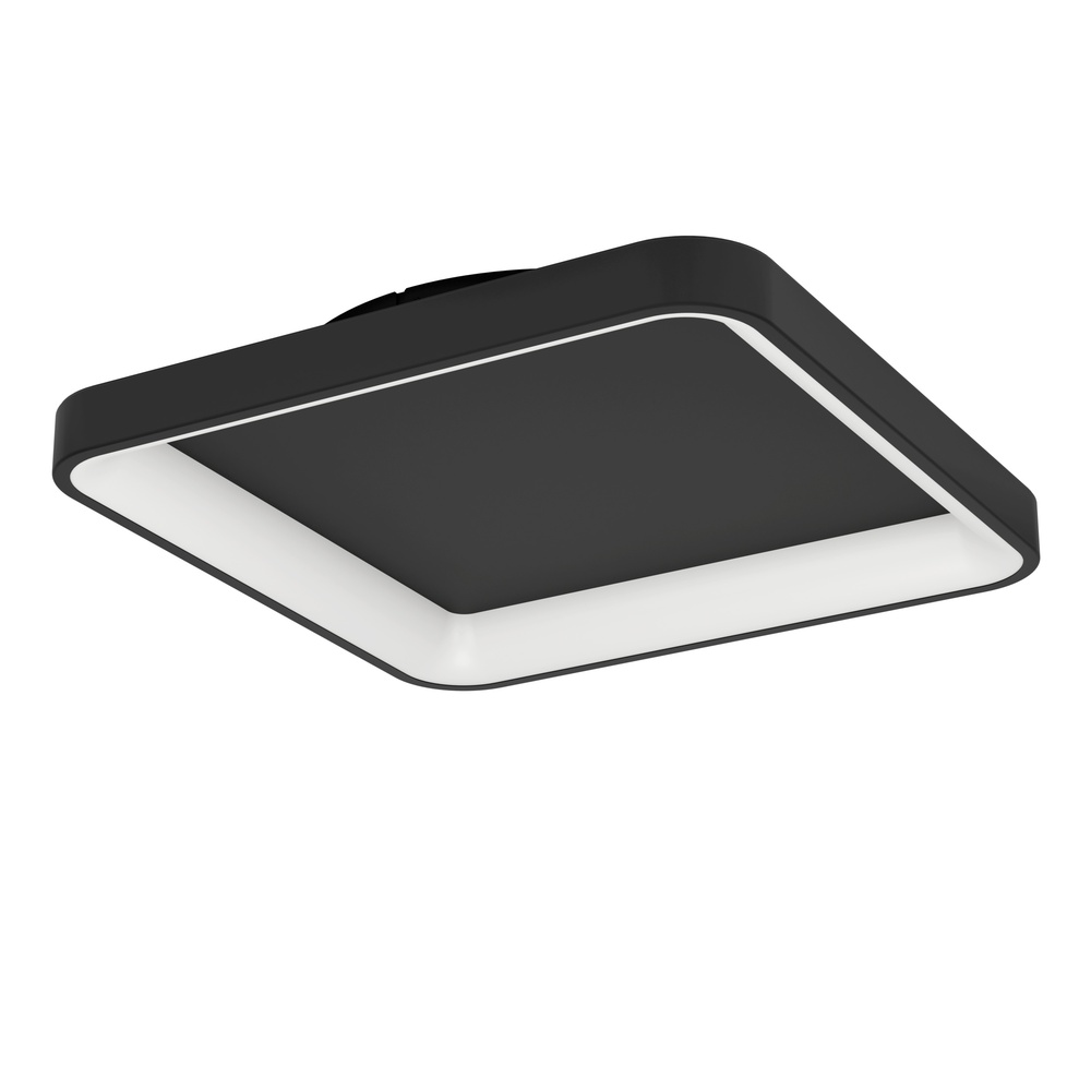 Eglo Strakke led plafonnièreLoretello 35x35cm - zwart - 901252